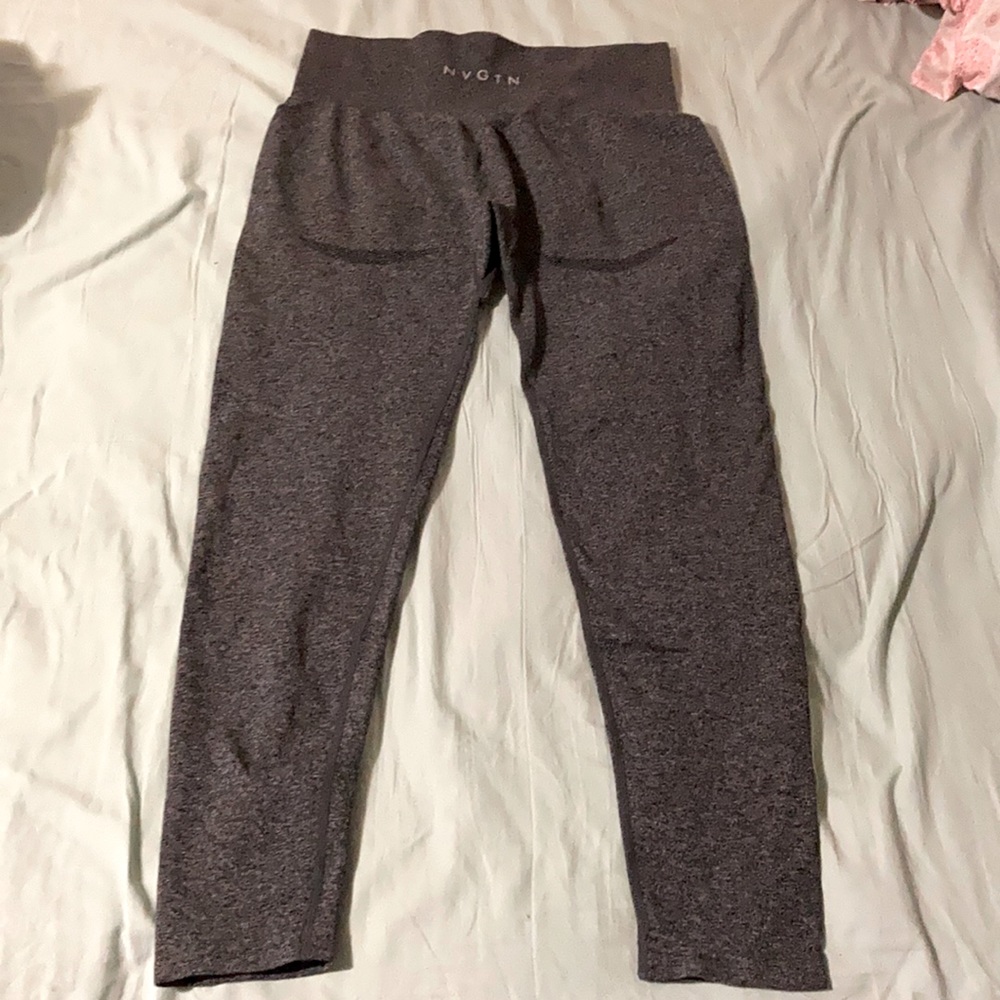 NVGTN Black Speckled Seamless Leggings - XL